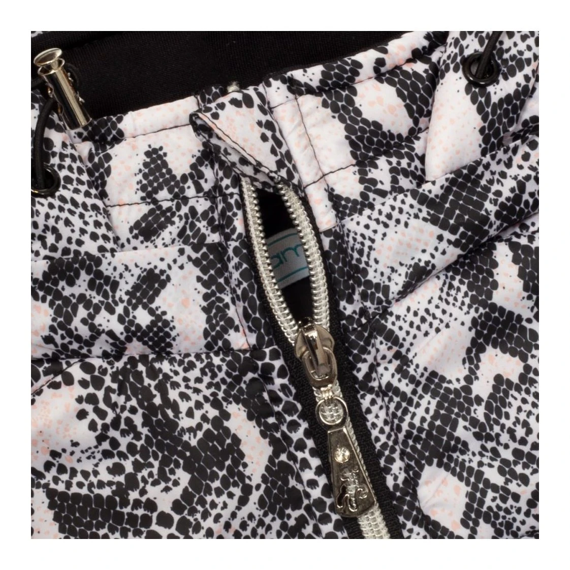 Green Lamb Ladies Giselle Printed Quilted Golf Gilet AG21899 - Image 3