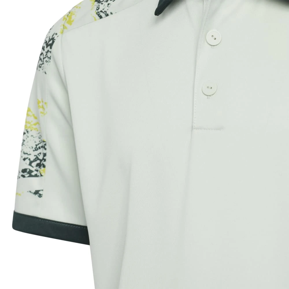 Junior Adidas Colourblock Golf Polo Shirt HD1061 - Image 3