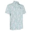 Original Penguin Lemonade All Over Print Golf Polo Shirt OGKSC042