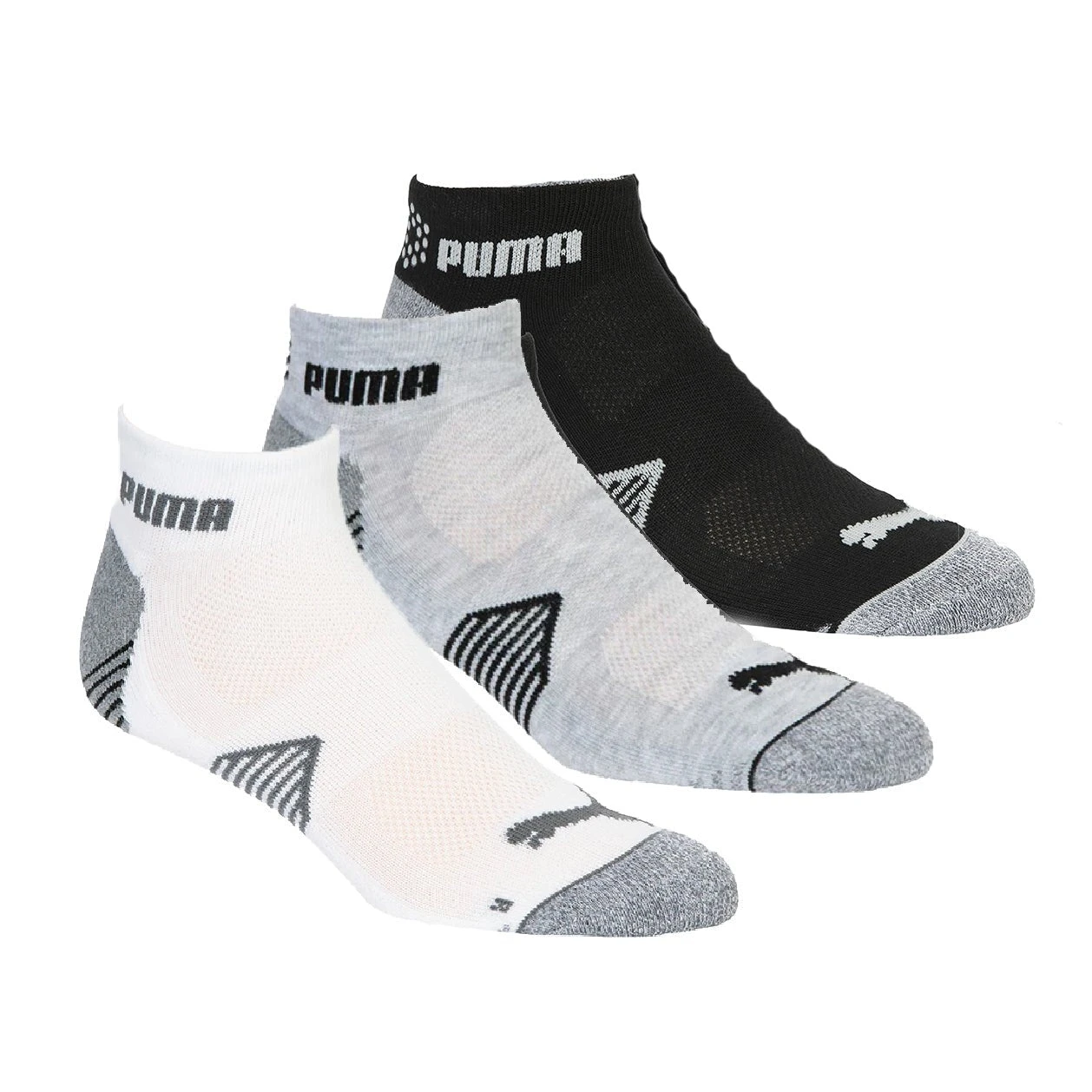 Puma Essential 1/4 Cut 3-Pack Golf Socks 858562
