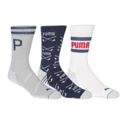 Puma Fusion Crew 3-Pack Golf Socks 928966