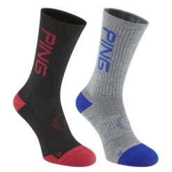 Ping Logo 2-Pack Golf Crew Socks P03534